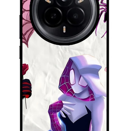 Gwen Verse Realme 14 Pro 5G Glass Case Back Cover by Casekaro