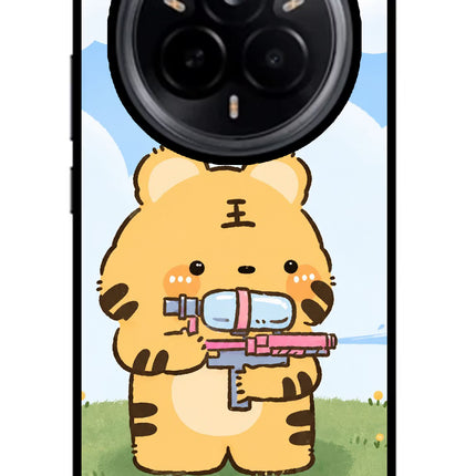 Tiger Treat Realme 14 Pro 5G Glass Case