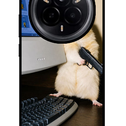 Hacker Hamster Realme 14 Pro 5G Glass Case