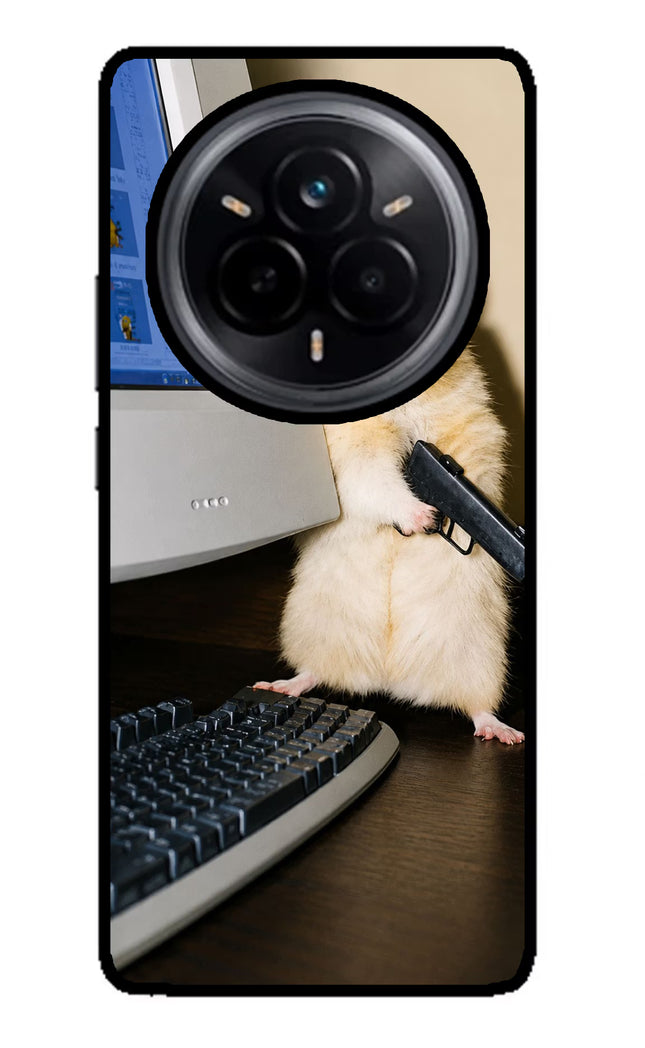Hacker Hamster Realme 14 Pro 5G Glass Case