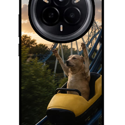 Rollercoaster Dog Realme 14 Pro 5G Glass Case