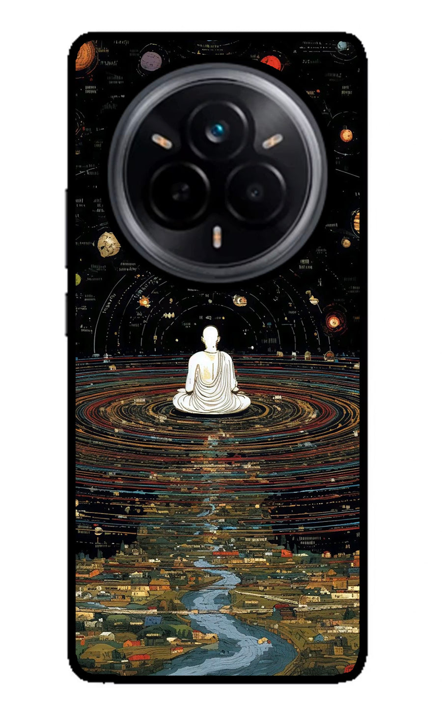 Space Monk Realme 14 Pro 5G Back Cover, Glass case