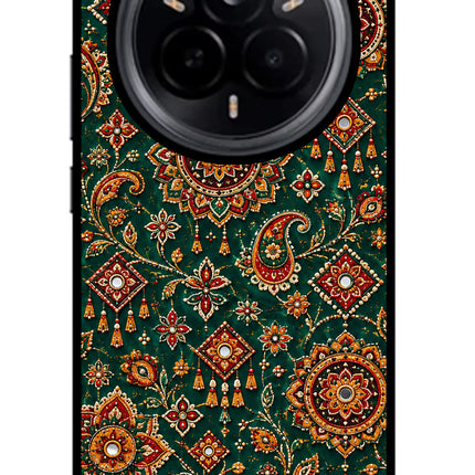 Green Pataka Realme 14 Pro 5G Glass Case