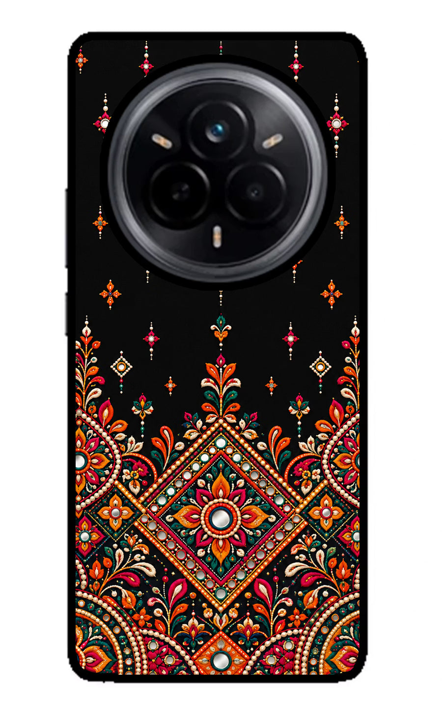 Noir Mehfil Realme 14 Pro 5G Back Cover, Glass case