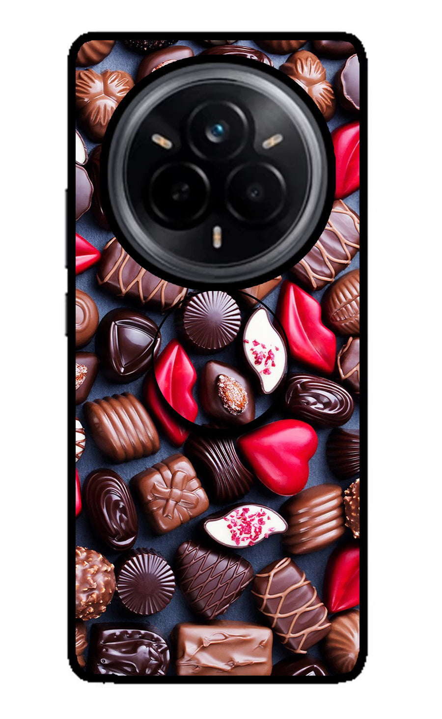 Chocolates Realme 14 Pro 5G Pop Case, Glass case