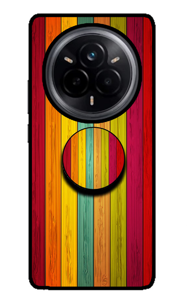 Multicolor Wooden Realme 14 Pro 5G Pop Case by Casekaro