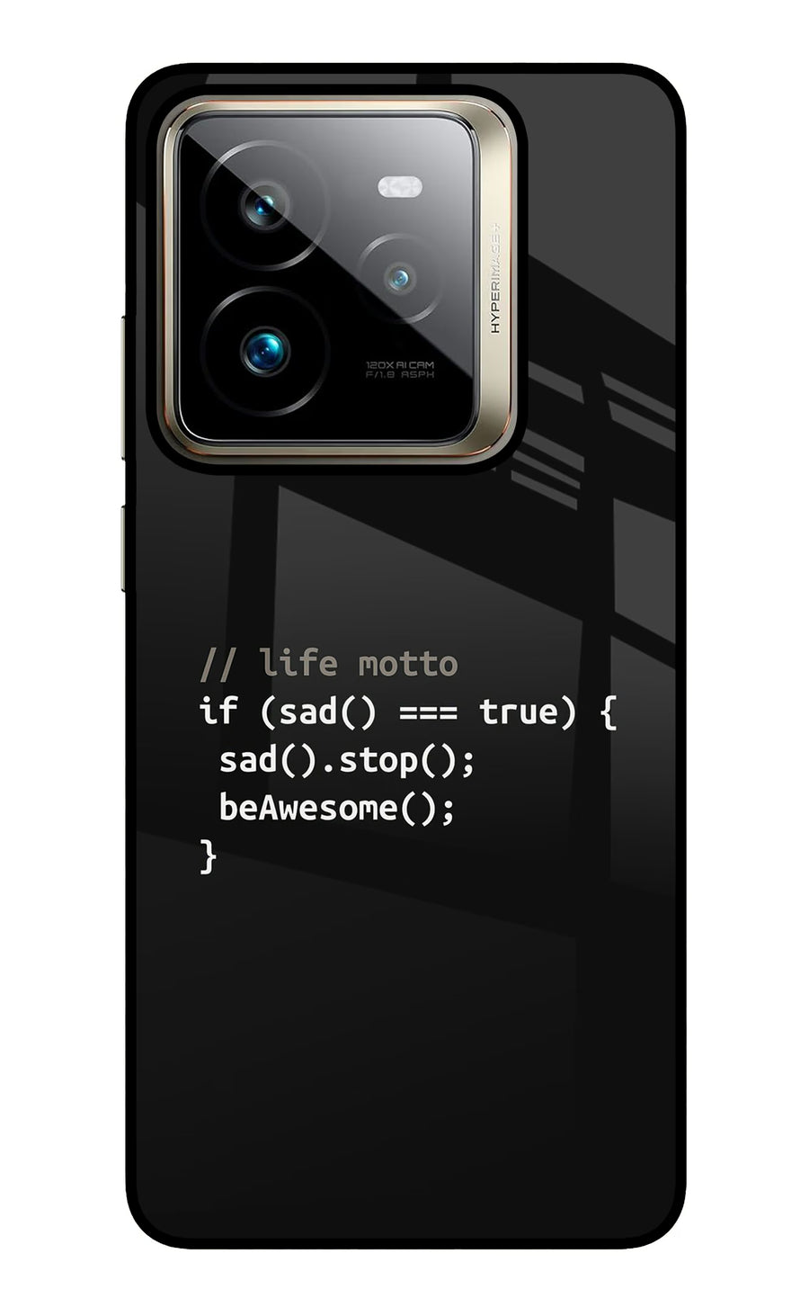 Life Motto Code Realme GT 7 Pro Back Cover, Glass case