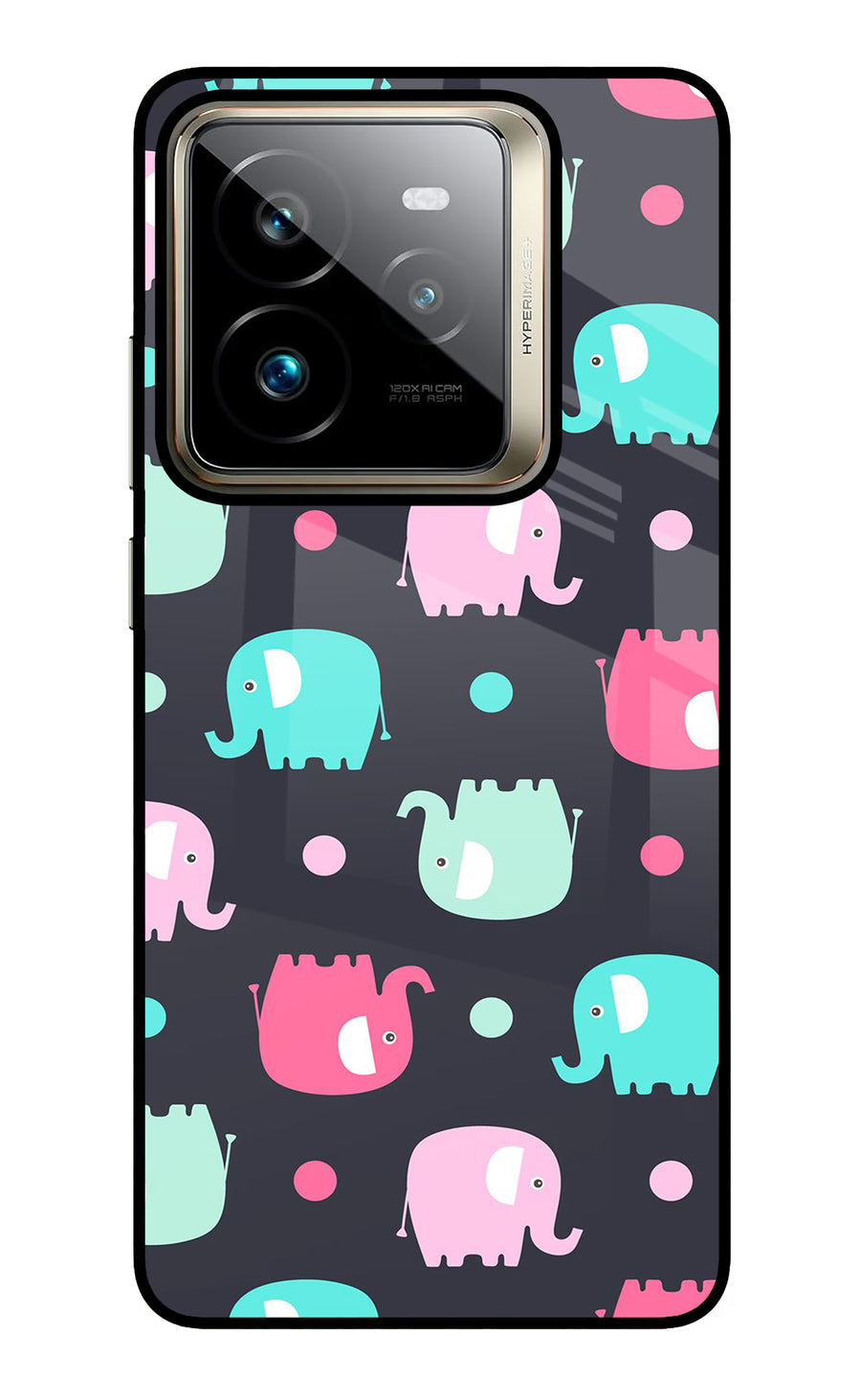 Elephants Realme GT 7 Pro Back Cover, Glass case