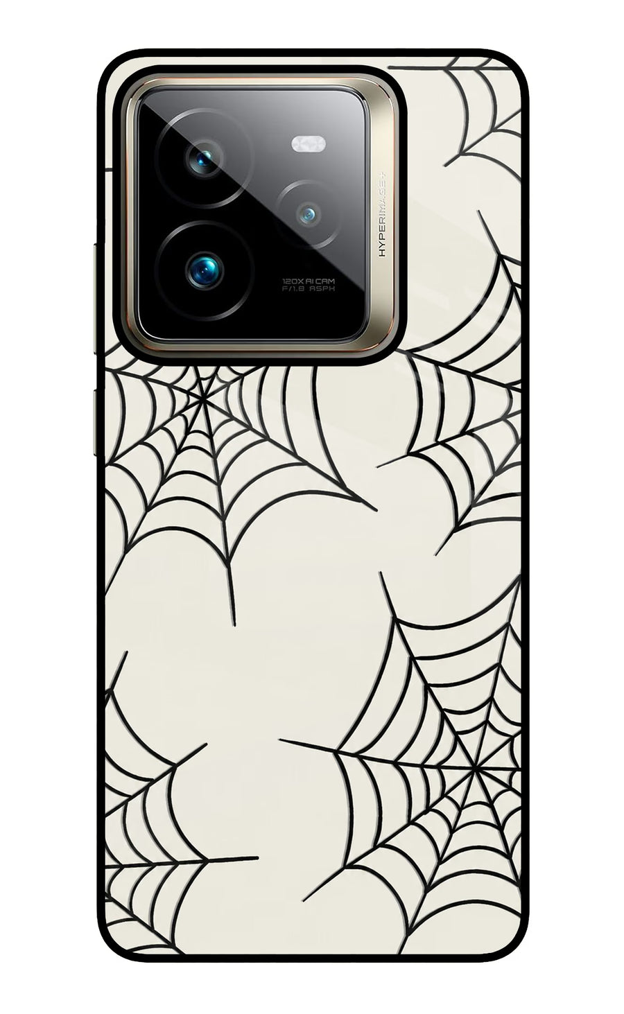 Spider Web Realme GT 7 Pro Back Cover, Glass case