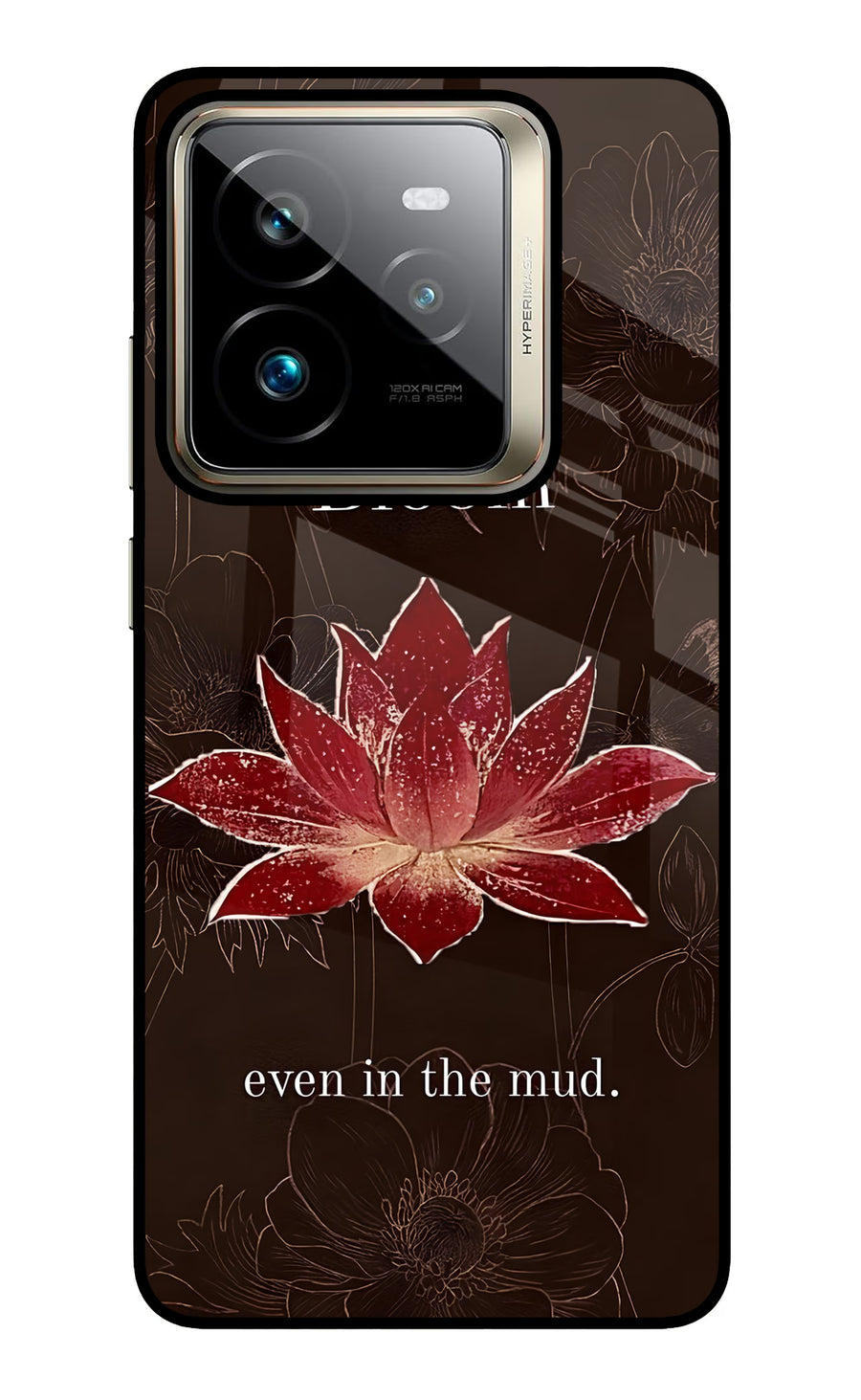 Bloom Realme GT 7 Pro Back Cover, Glass case