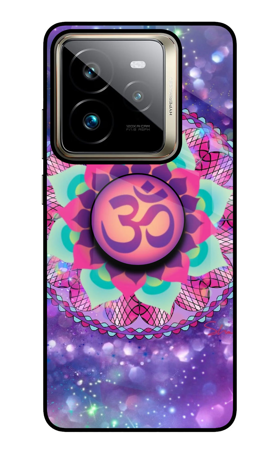 Om Purple Realme GT 7 Pro Pop Case, Glass case