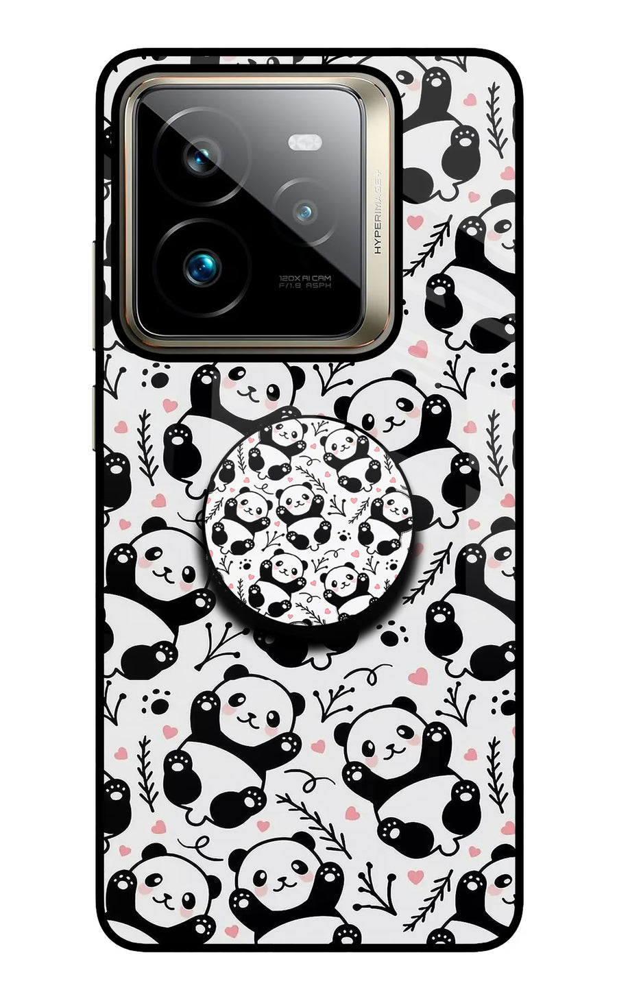 Cute Panda Realme GT 7 Pro Pop Case, Glass case