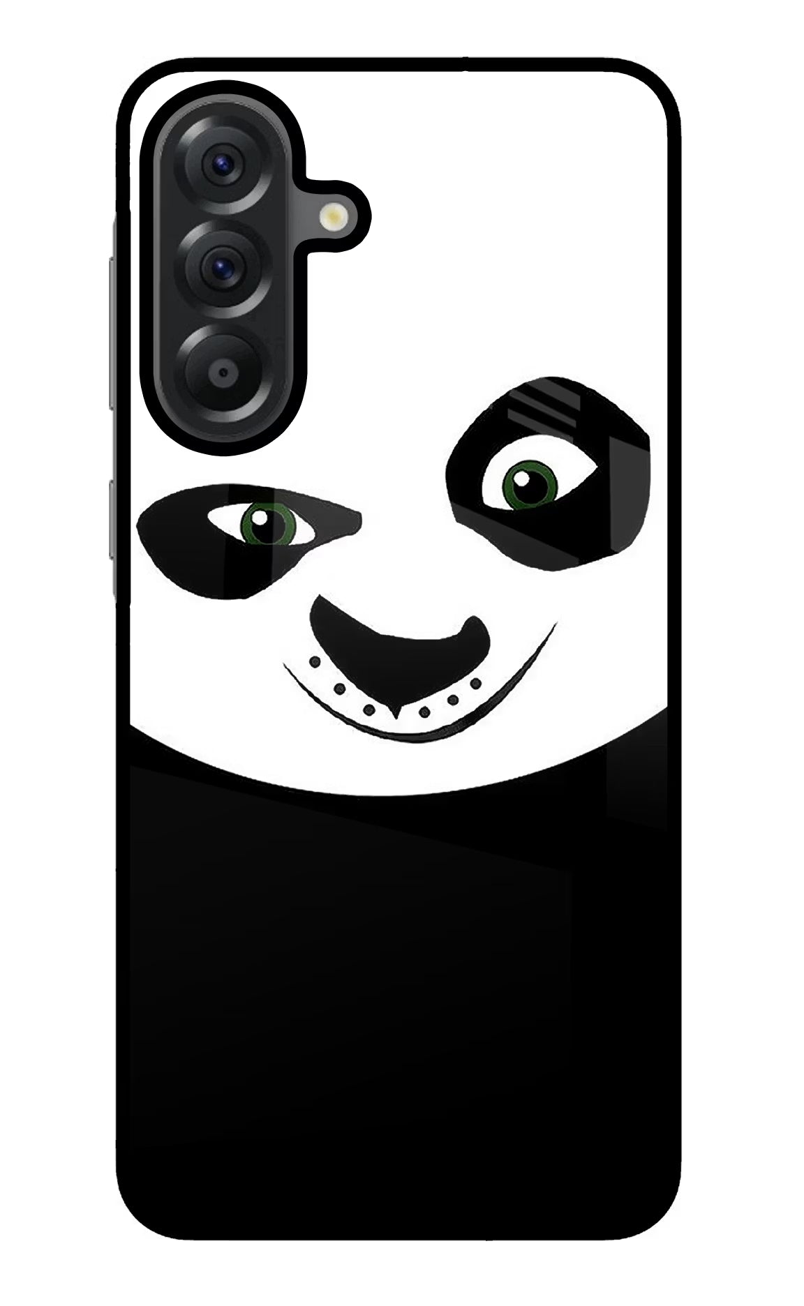Panda Samsung A56 5G Glass Case Back Cover by Casekaro