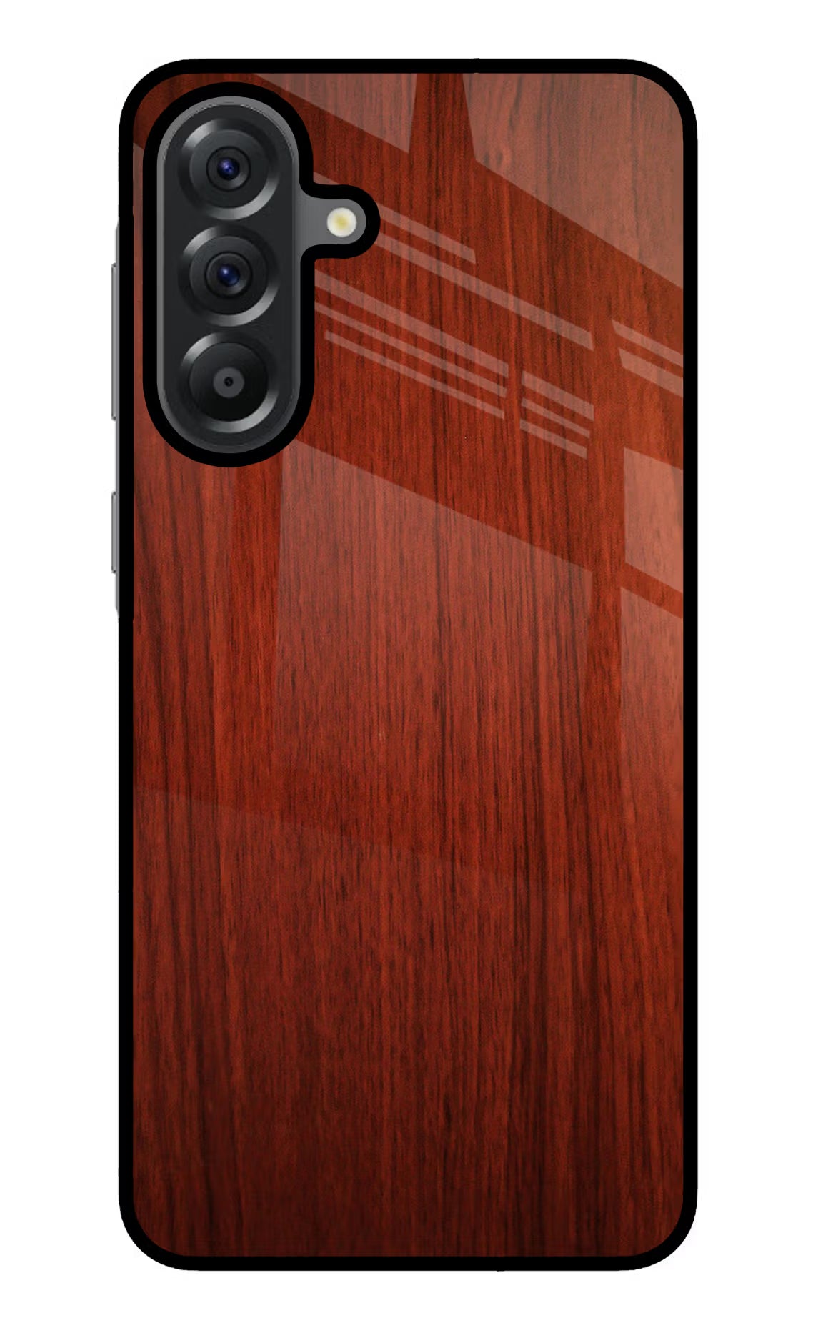 Wooden Plain Pattern Samsung A56 5G Glass Case