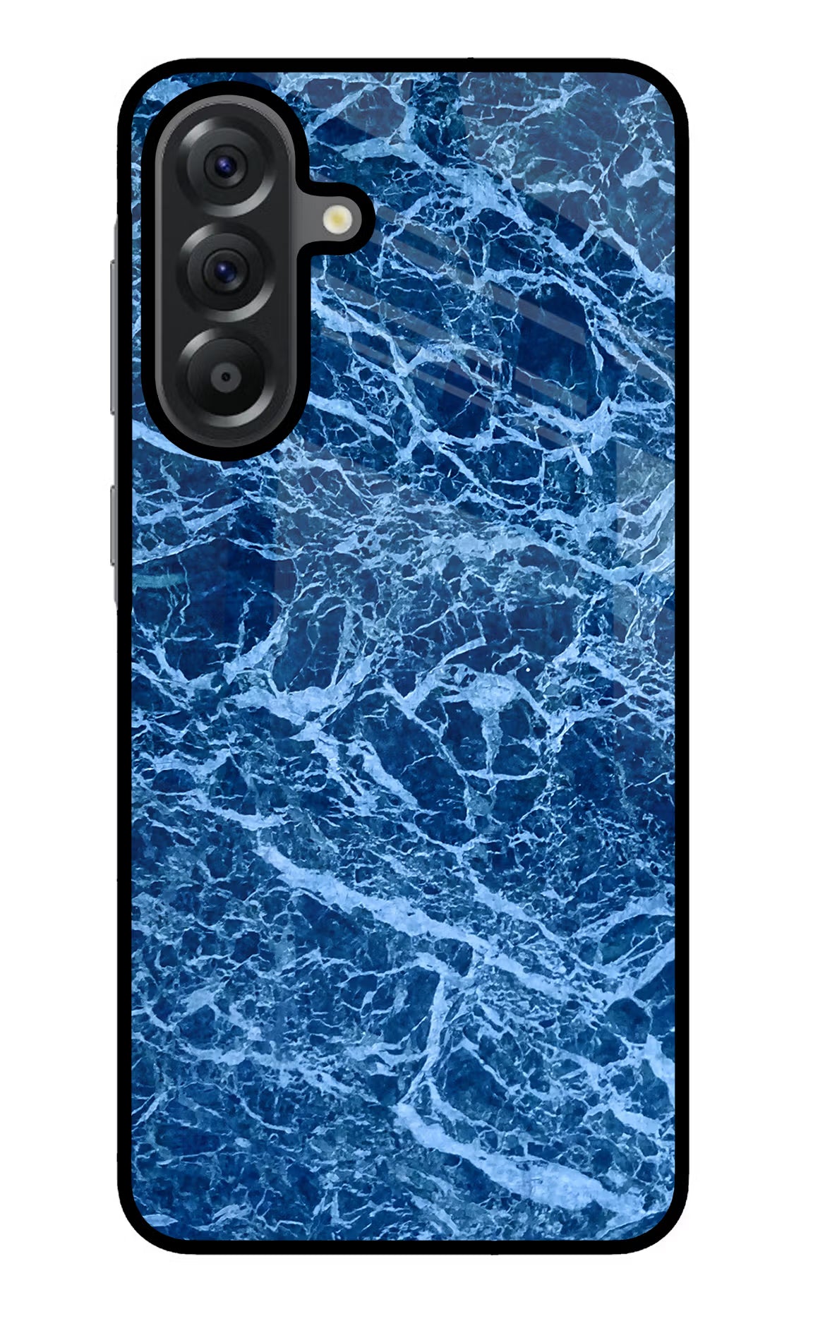 Blue Marble Samsung A56 5G Glass Case Back Cover by Casekaro