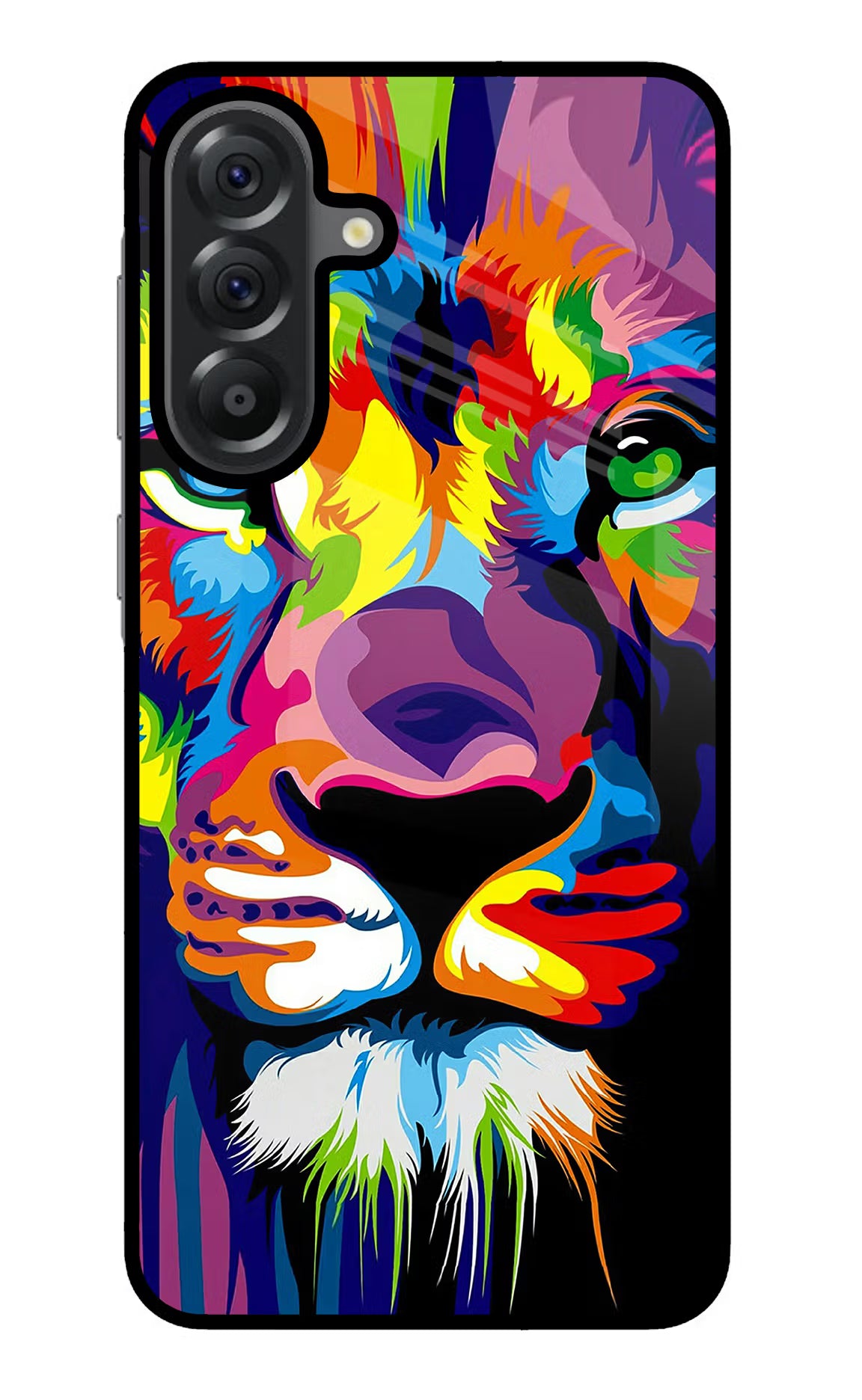 Lion Samsung A56 5G Glass Case