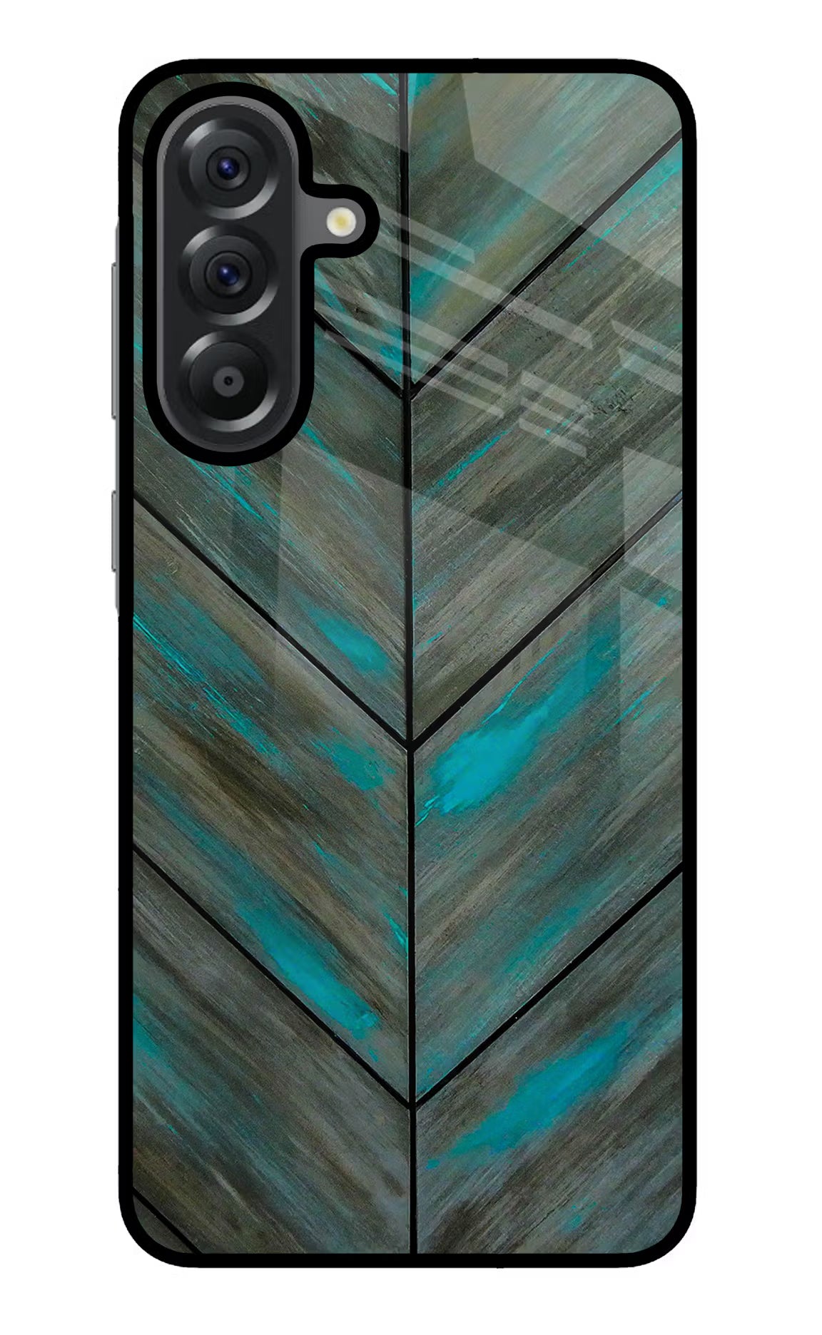 Pattern Samsung A56 5G Glass Case Back Cover by Casekaro