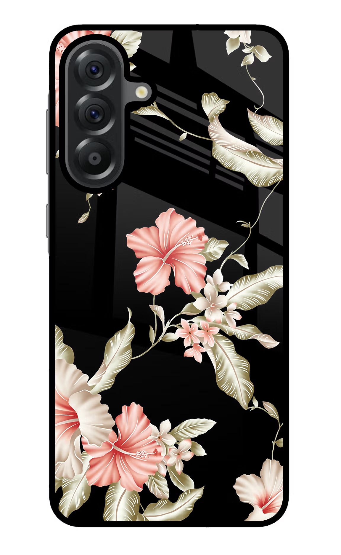 Flowers Samsung A56 5G Glass Case Back Cover by Casekaro