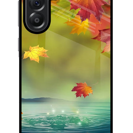 Flowers Samsung A56 5G Glass Case Back Cover by Casekaro