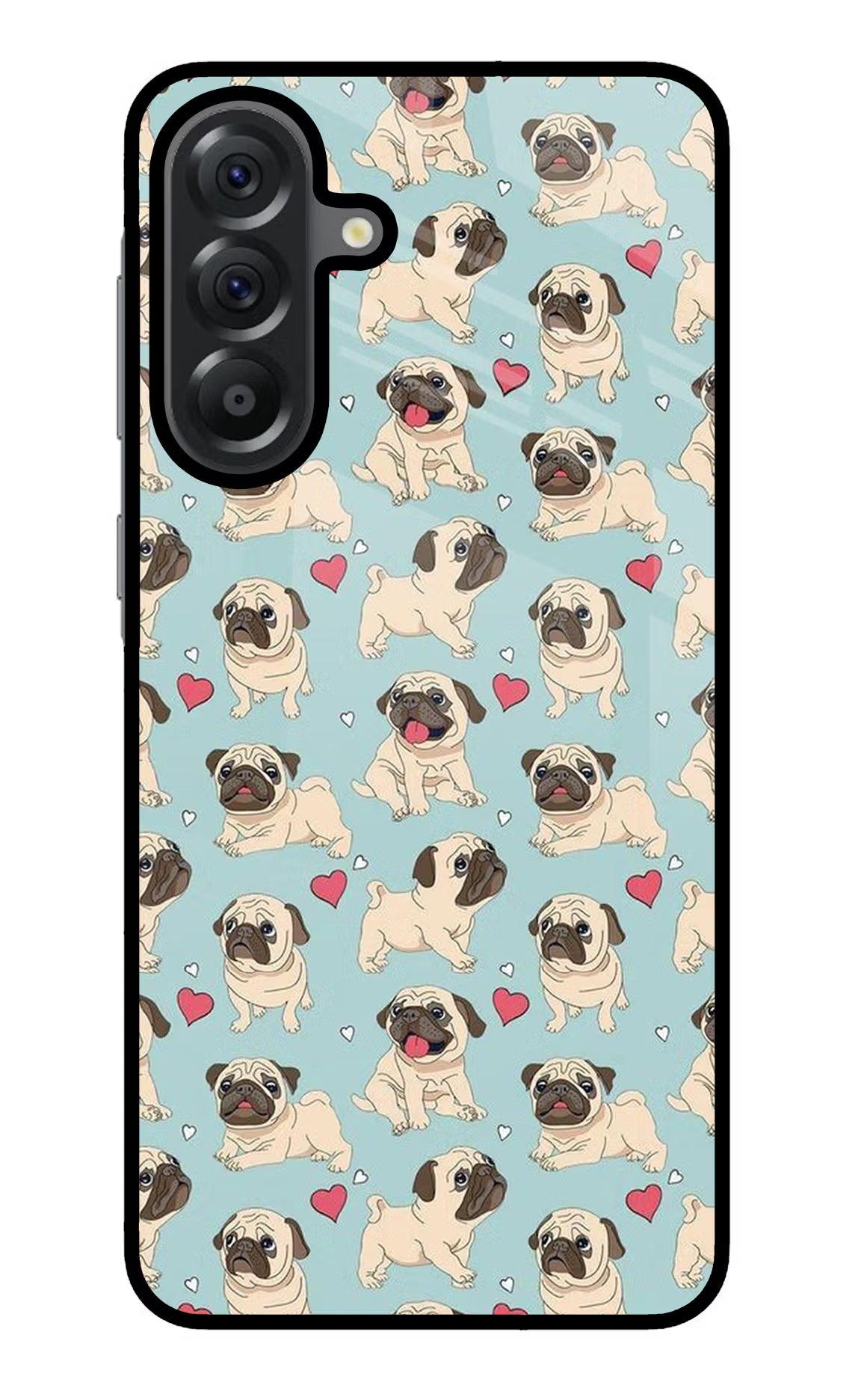 Pug Dog Samsung A56 5G Glass Case Back Cover by Casekaro