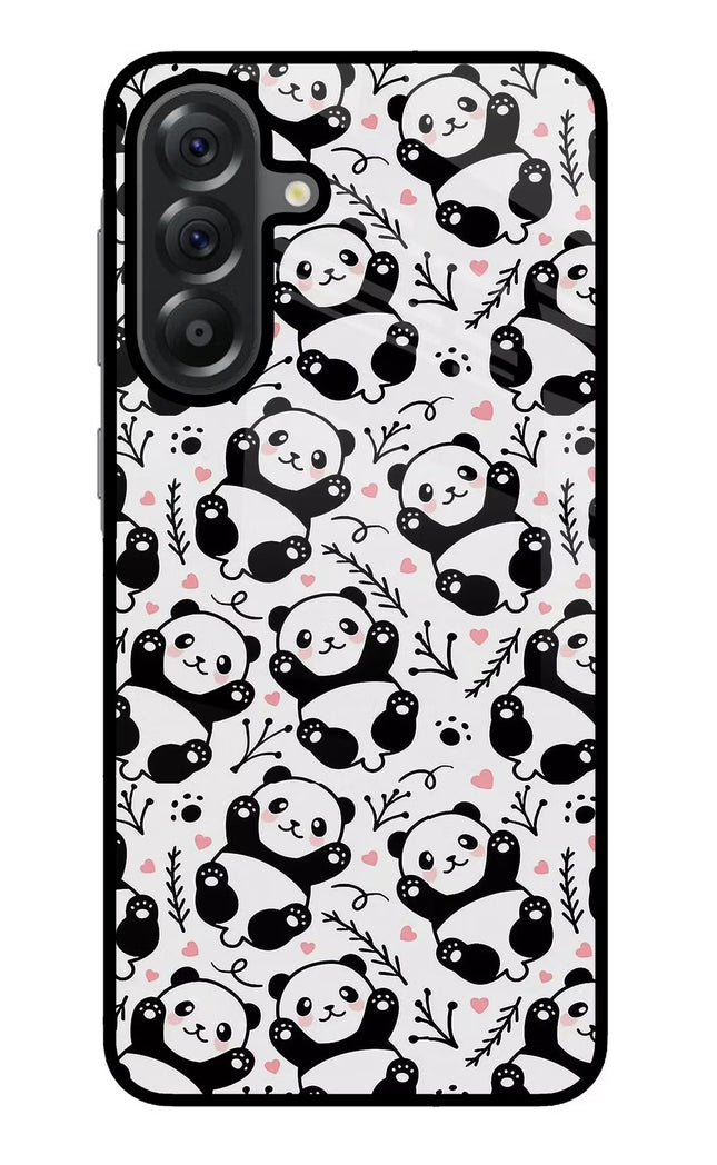 Cute Panda Samsung A56 5G Glass Case