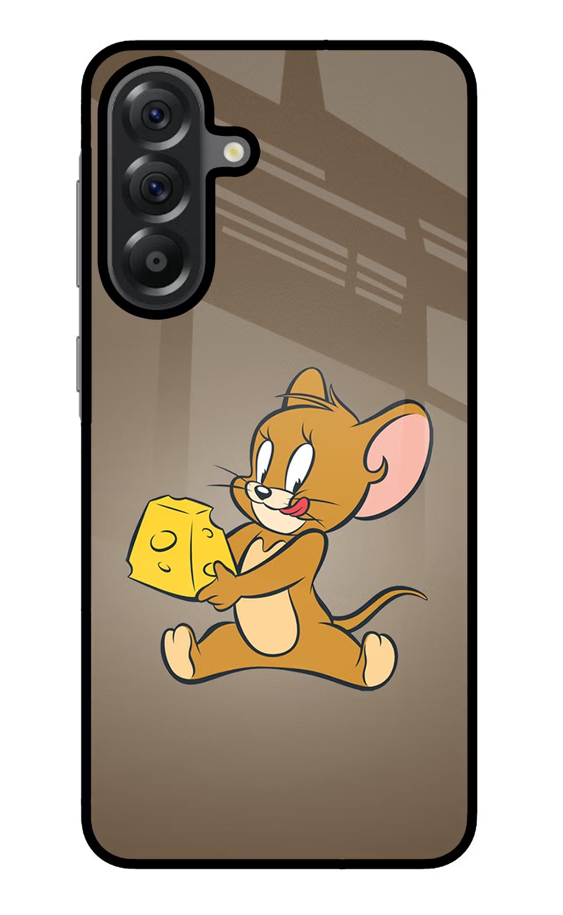 Jerry Samsung A56 5G Glass Case Back Cover by Casekaro