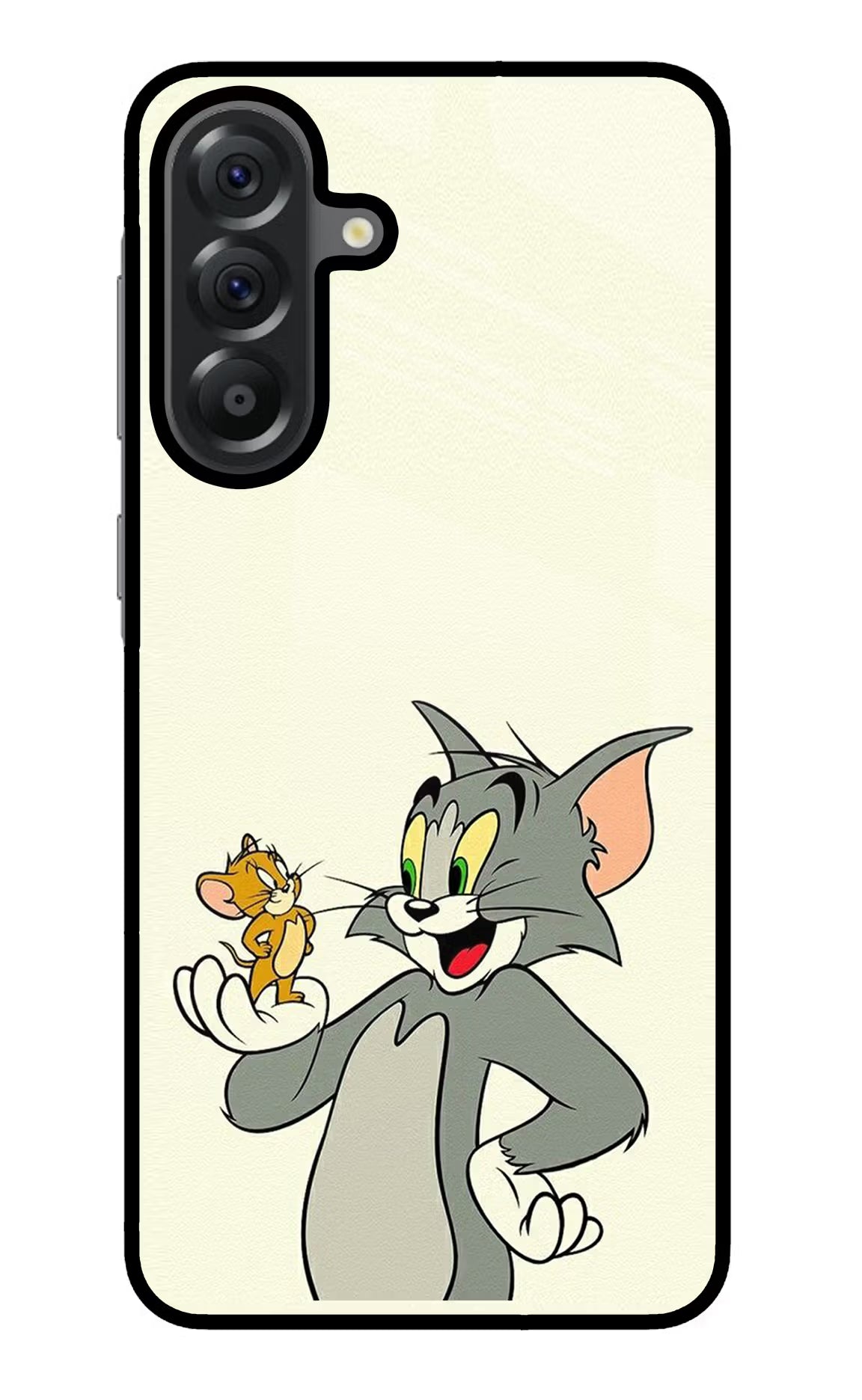 Tom & Jerry Samsung A56 5G Glass Case Back Cover by Casekaro