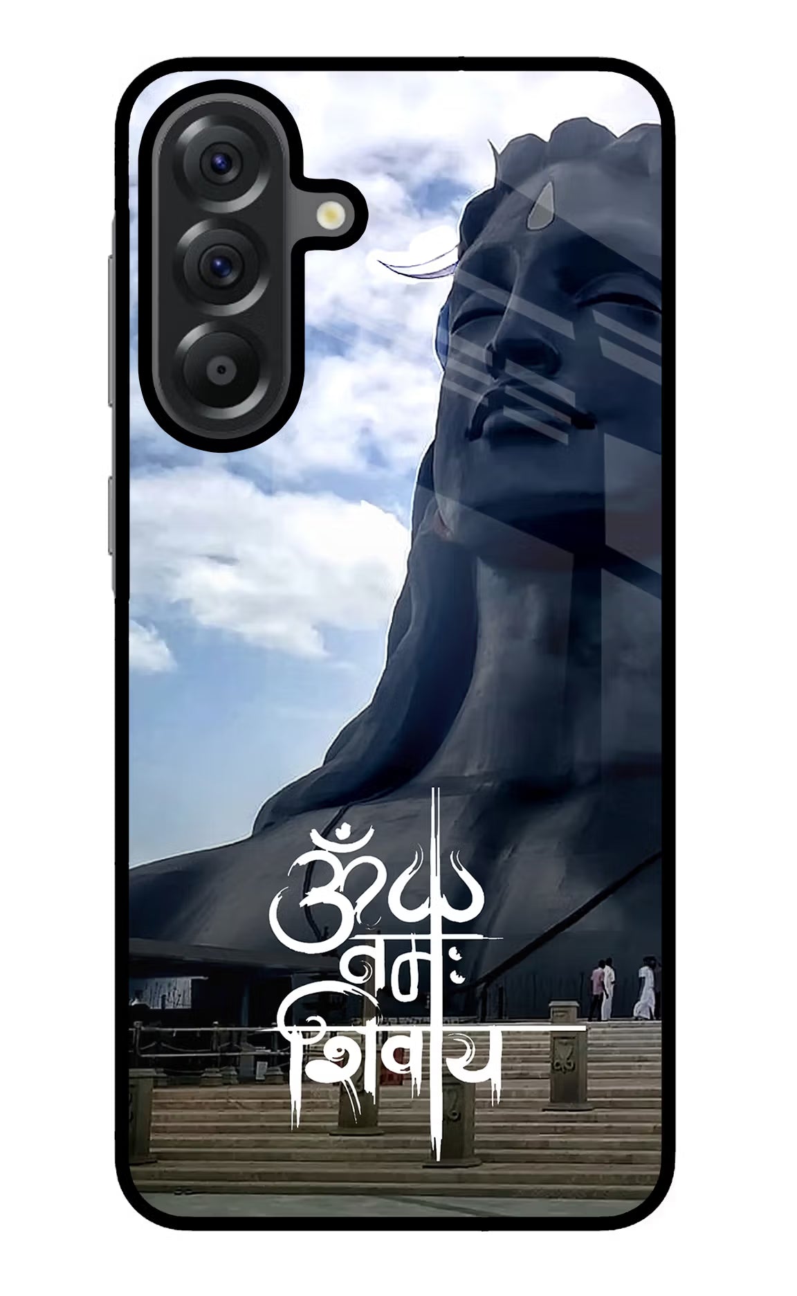 Om Namah Shivay Samsung A56 5G Glass Case Back Cover by Casekaro