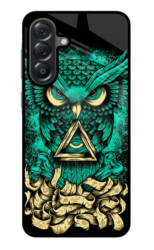 Green Owl Samsung A56 5G Glass Case