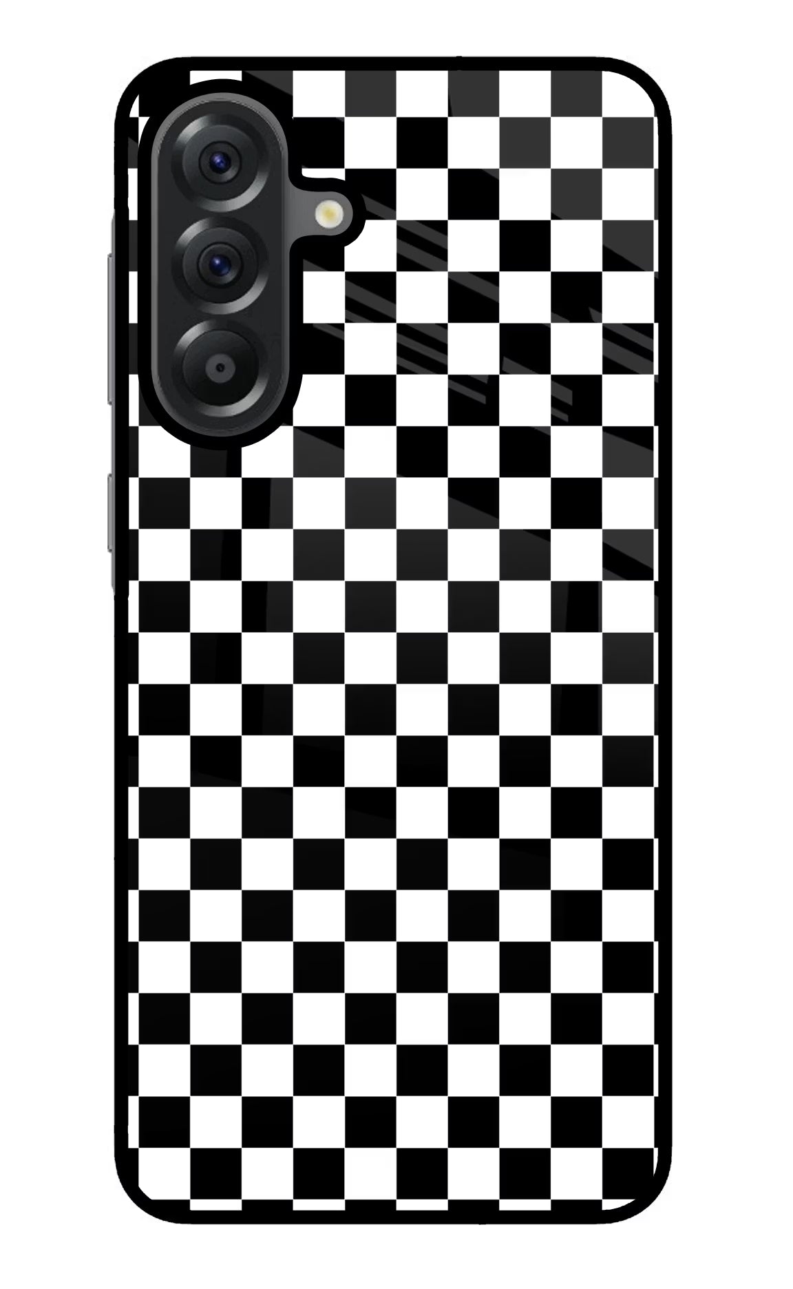 Chess Board Samsung A56 5G Glass Case Back Cover by Casekaro