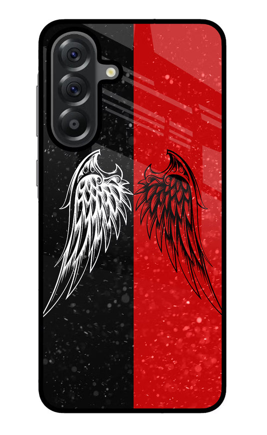 Wings Samsung A56 5G Glass Case