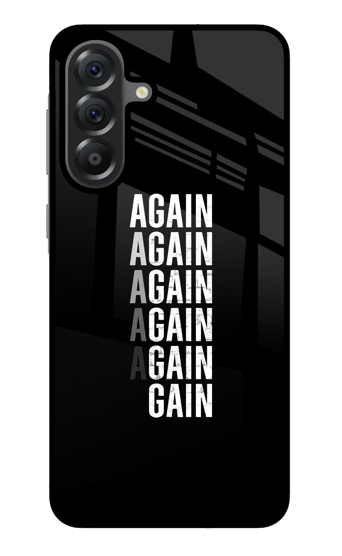 Again Again Gain Samsung A56 5G Glass Case