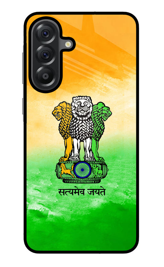 Satyamev Jayate Flag Samsung A56 5G Glass Case