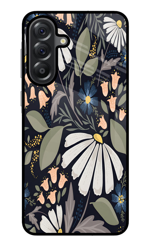 Flowers Art Samsung A56 5G Glass Case