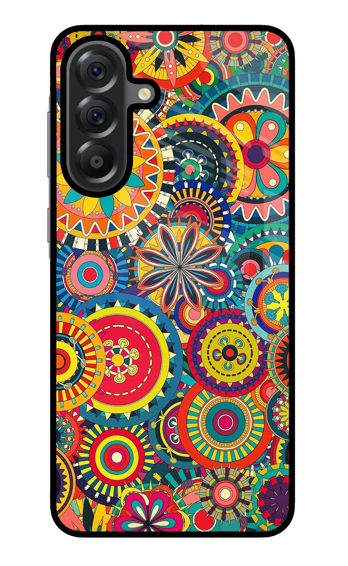 Gol Gol Art Samsung A56 5G Glass Case Back Cover by Casekaro