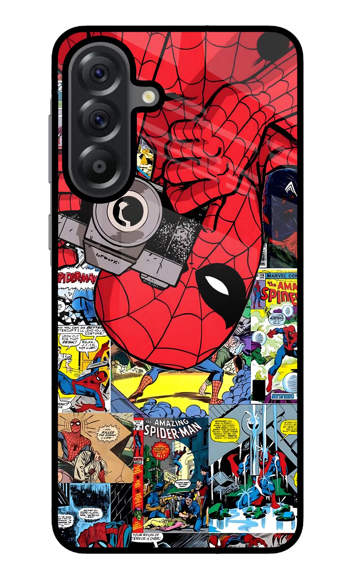 Spider Man Samsung A56 5G Glass Case