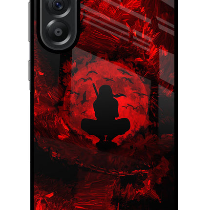 Itachi Uchiha Samsung A56 5G Glass Case Back Cover by Casekaro