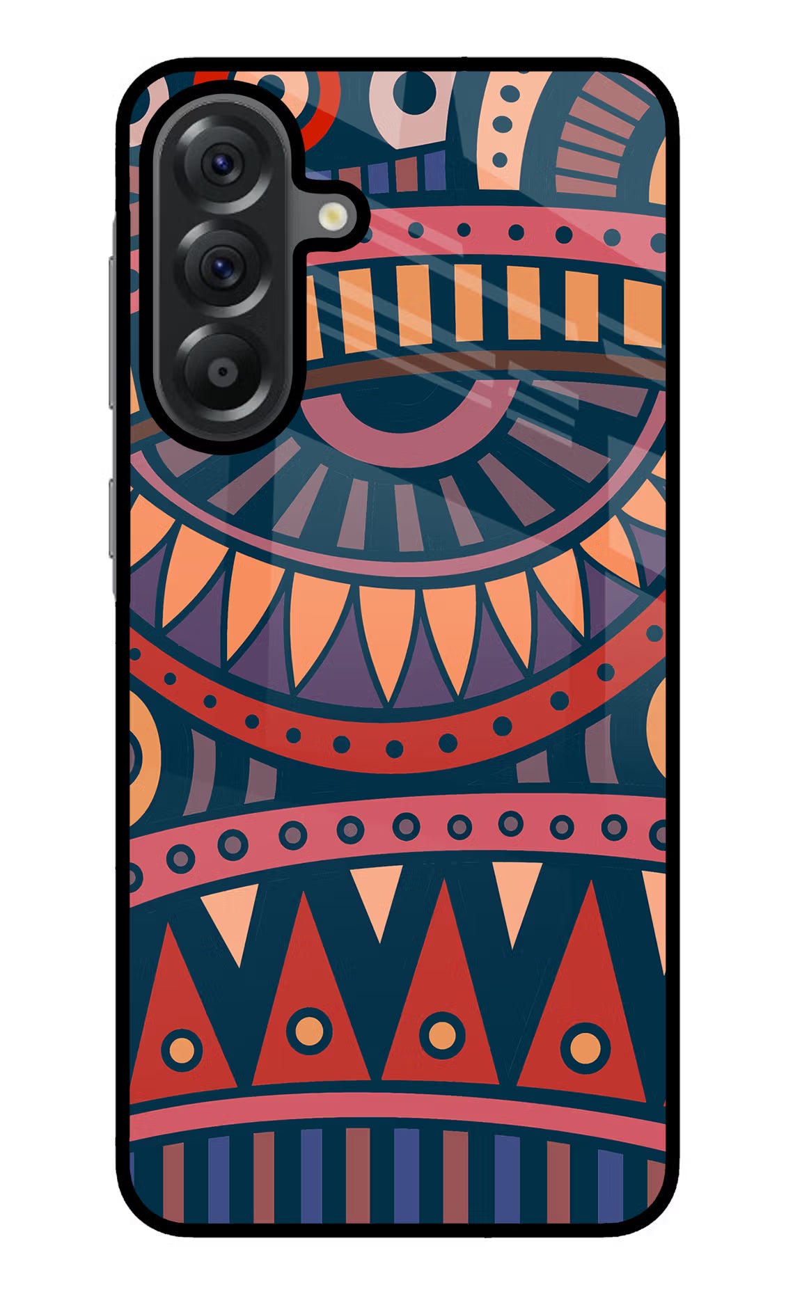 African Culture Design Samsung A56 5G Glass Case Back Cover by Casekaro