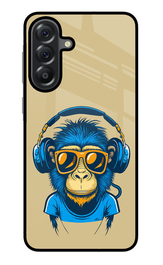 Monkey Headphone Samsung A56 5G Glass Case