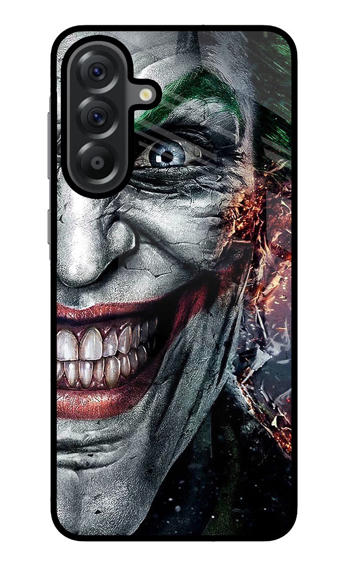 Joker Cam Samsung A56 5G Glass Case Back Cover by Casekaro