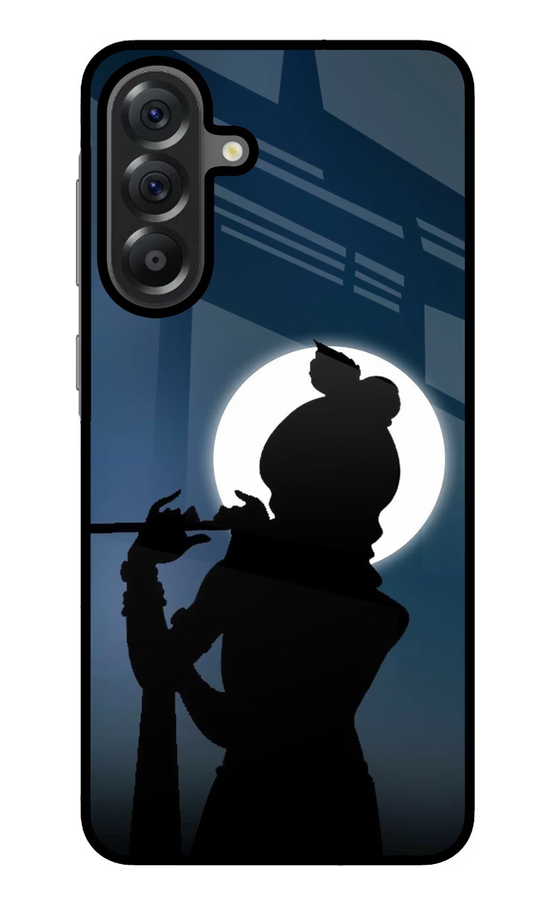 Shri Krishna Silhouette Samsung A56 5G Glass Case
