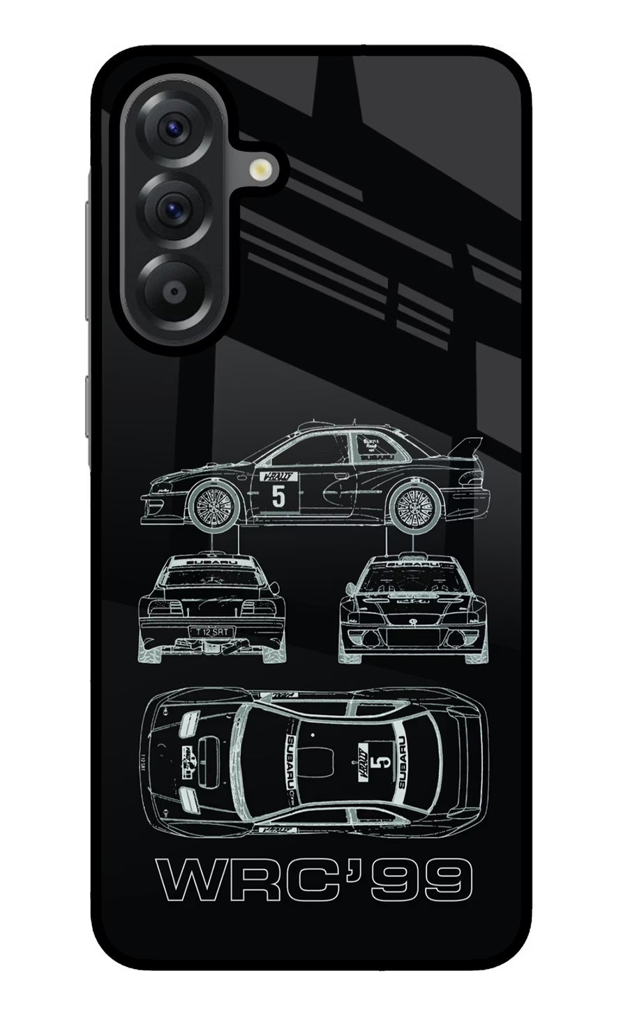 WRC'99 Samsung A56 5G Back Cover, Glass case