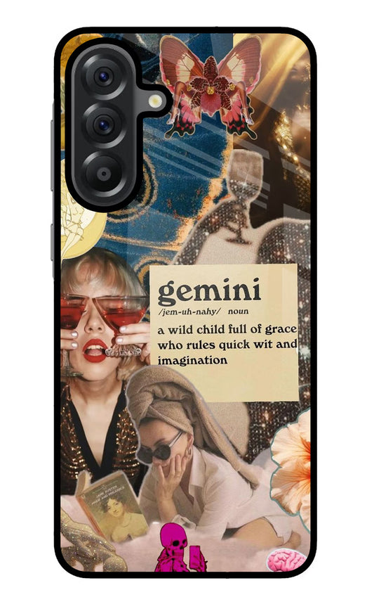 Gemini Zodiac Samsung A56 5G Glass Case