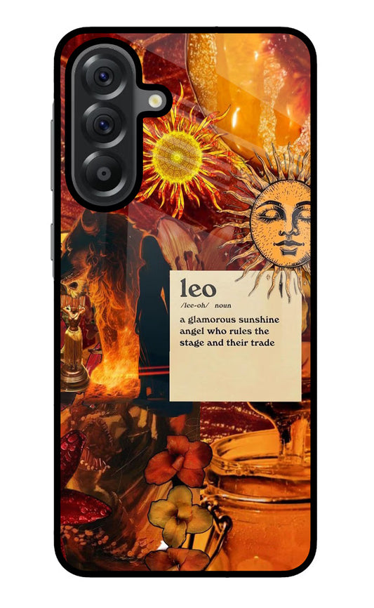 Leo Zodiac Samsung A56 5G Glass Case