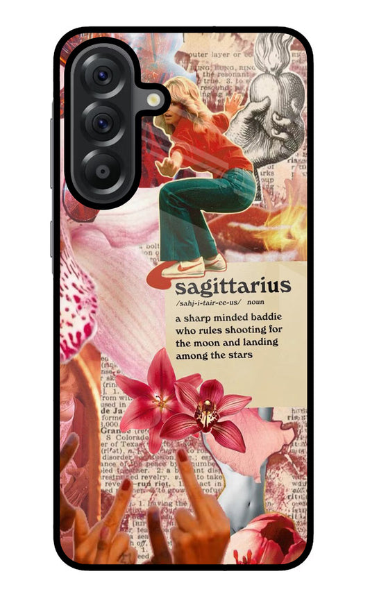Sagittarius Zodiac Samsung A56 5G Glass Case
