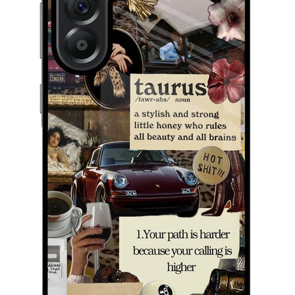 Taurus Zodiac Samsung A56 5G Glass Case