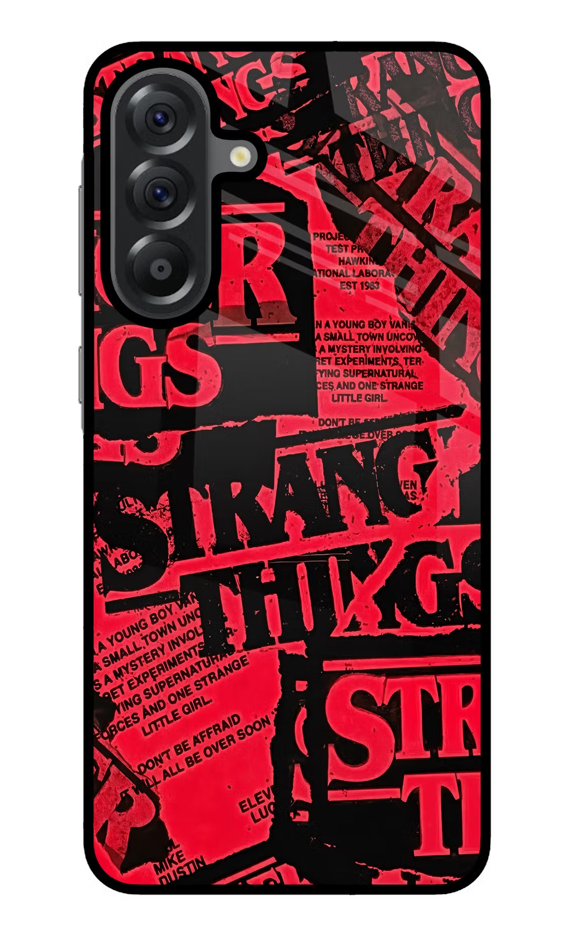 Ordinary Things Samsung A56 5G Glass Case Back Cover by Casekaro