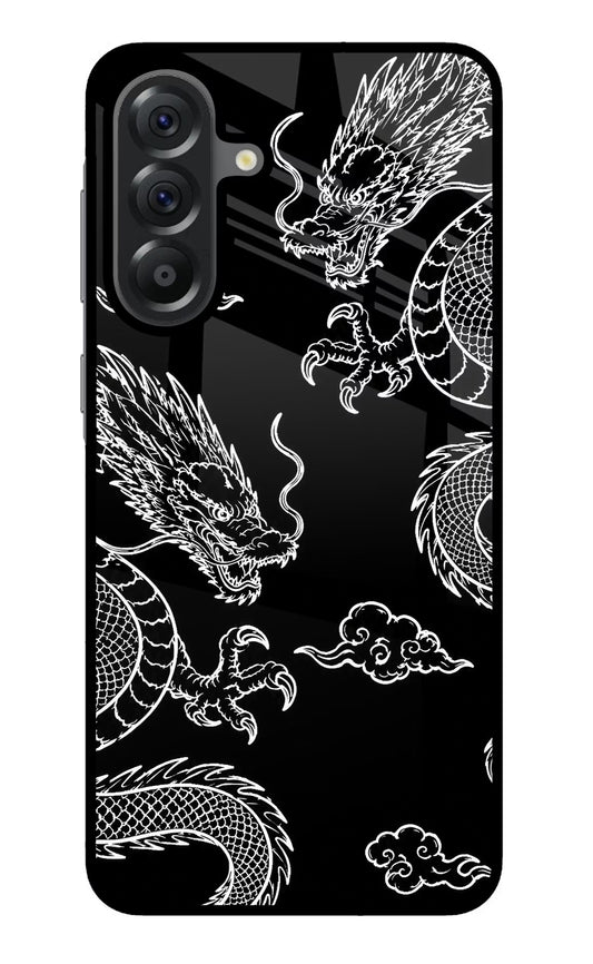 Twin Dragons Samsung A56 5G Glass Case