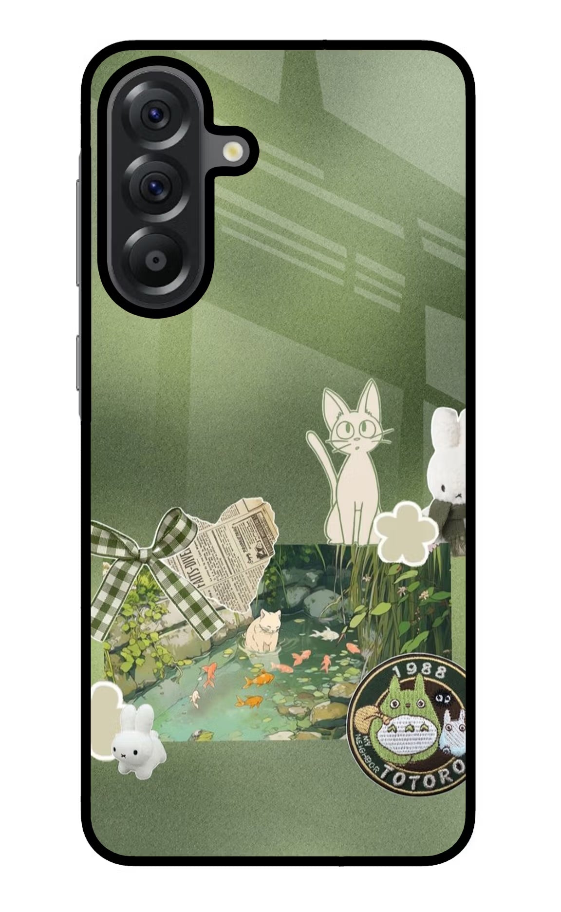 Aesthetic anime Samsung A56 5G Glass Case