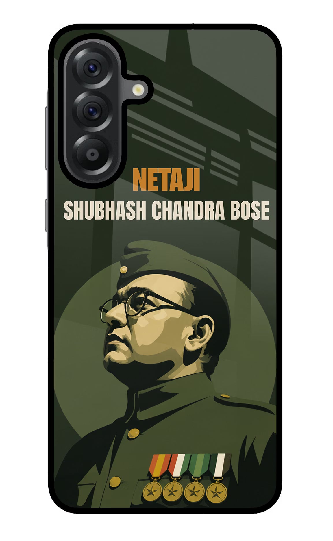 Netaji Legacy Samsung A56 5G Glass Case